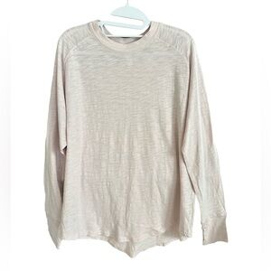 Zella NWOT Long Sleeve Tee Light Pink Women’s Size M